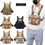 WTB047 Lightweight Chest Bags For Men Multifunction Sport Chest Bag Wholesale Outdoor Camouflage Men Tactical Vest Chest Bags