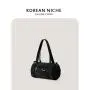 Popular Nylon Material Soft Zipper Handbag  Inner Polyester Large Capacity Women's Shoulder Bags
