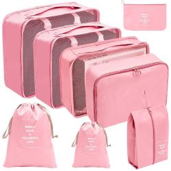 Wholesale 9 Set Packing Cubes Various Sizes Packing Organizer for Travel Accessories Luggage Carry on Suitcase