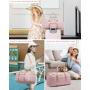 LOVEVOOK Oem Quilted Women Luxury Travel Duffel Bag Gym Weekend Duffle Bags Waterproof Sports Yoga Bags With Custom Logo