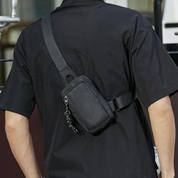 ZWY188 2024 Lightweight Fashion New Mini Men Chest Bag Oxford Daily Simple Travel Organizer Crossbody Bag Sports Cell Phone Bag