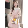 ZR282 2023 New Fashion European and American Matching Contrast PU Large Capacity Women's Bag Shoulder Bag