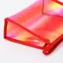Rainbow Makeup Organizer 4 Set TPU Semi Clear Women Wash Toiletry Bag for Trip Pencil Case Storage Cosmetic Bags for Travel