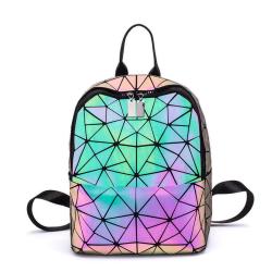 LOVEVOOK 2021 ladies backpack school bag for teenagers girls famous luxury women geometric luminous reflective backpacks