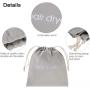 Gelory Factory OEM Custom Logo Eco Cotton Travel Hair Dryer Drawstring Bag Container Hairdryer Bag