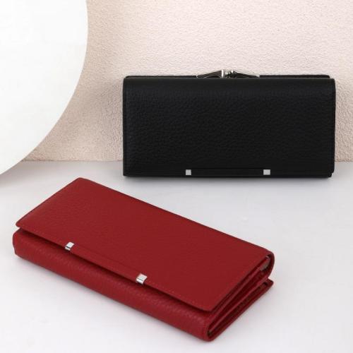 NEW Fashion Wallets for Women Clip Clutch Bag Vegan Leather Credit Card Holder Large Capacity Long Women Wallets Purse
