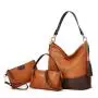 New trendy and fashionable women's single shoulder crossbody 3-piece set