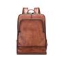 2023 hot selling  computer bag Genuine Leather Vintage Laptop Backpack for Men