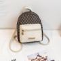 Ladies mini backpack women's shoulder bags versatile small schoolbag fashion leather backpacks for women