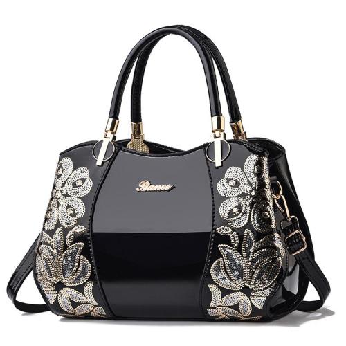 2024 Bags for women Large-Capacity Handbag for Middle-Aged Women Boston Leather with Fashionable Lady Style Portable Mother Bag
