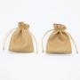 Eco-Friendly Natural Linen Drawstring Bag Jute Burlap Hemp Dust Bag For Gift Packaging