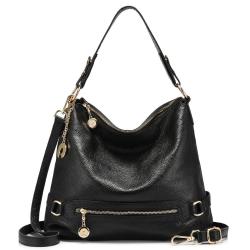 REALER 100% Genuine Leather Crossbody Shoulder Bag for Ladies Large Hobo Tote Bags Hand bags Real Leather Handbag for Women