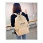 ZF121 Shoulder Bag Men Casual Students Schoolbag Female Fashion Hundred Travel Backpack Nylon Breathable Load Reduction