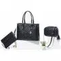 LOVEVOOK 2023 Quilted Vegan Leather Crossbody Tote Hand Bags with Tassel for Ladies 3in1 Large Women's Purses and Handbags