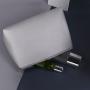 Gelory Wholesale Big Capacity Cosmetic Toiletries Pouch Soft Men Women Travel Leather Toiletry Wash Bag