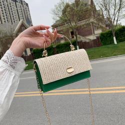 New Handbag Small Women's Bag 2024 New Woven Personalized Sling Bag for Women Fashion Retro Shoulder Bag Women