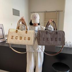 ZR920 New Leisure Travel Bag Fashion Outdoor Sports Shoulder Bag Canvas Cloth Wear-resistant Foldable luggage Fitness Bag