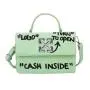 Fashion Female Women DIY Manual Square Handbags China Wholesale PU Womens Bags 2021 Printing words Long Strap Flap Handbag