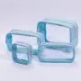 Waterproof Nylon PVC Toiletry Bag Portable Handle Transparent Travel Storage Pouch Toiletry Make up Bag Clear Cosmetic Bag