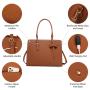 LOVEVOOK New Style Fashion Ladies Handbag Set Office Work Shoulder Tote Computer Bags Pu Leather Women Laptop Briefcase with USB