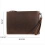 New Style Retro Leather Wallet Zip Purse Card Case Multifunction Wallet For Men