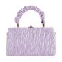 HR556 Women's Handbag PU Lock Buckle New Fashion Design Small Square Shoulder Bag Fashion Trend Versatile Handbag for Women