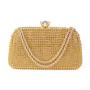 Hot selling  bridal wedding metal clutch purse ladies rhinestone evening bag women evening clutch sequins bags ladies handbag