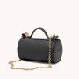 Hot selling 2022 Genuine Saffiano Leather Ladies Bags Pillow Shape Mini Acrylic Shoulder Strap Duffel Bag Handbag