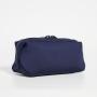 Custom Men Blue Neoprene Pouch hanging Toiletry Bag Rubber patch Logo With Extra Mesh Purse Zip Closure Large toiletry wash bag