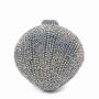 Custom Handmade 2023 Luxury Diamond Shape Crystal Clutch Bag Evening Bags Match Evening Dress Purse For Women Wedding Party