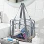 Gelory Large Capacity Transparent Wash Bag PVC Cosmetic Storage Handbag Waterproof Travel Storage Bag