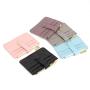 Custom Cubierta De La Tarjeta Dropshipping Leather Slim Wallet Business Credit Card Holder With Rfid Blocking For Men Women