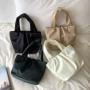 Autumn New Simple Style Wrist Bag Soft PU Leather Magnetic Buckle Handbag Mini Luxury Design Handbag Women