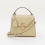 2024 Retro New Style Premium Texture Women Cream Color Pu Leather Square Handbags Hot Selling Shoulder Bags For Ladies