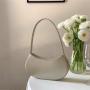 2024 New Arrivals Versatile PU Leather Half Moon Bag Trend Product Girl's Underarm Handbag Fashion Hand Shoulder Bag for Ladies