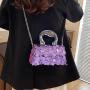 2024 New Fashion Glitter Single Shoulder Small Square Bag designer bags clutch bag women