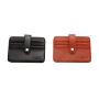 CUIKCA Women Men Wallet Unisex Leather Slim Wallet Zipper Hasp Wallet Coin Purse ID Credit Card Holder Card Cases