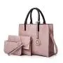 High Quality borse 3Pcs Set Vegan Leather Bag Tote Bags Purses And Handbags For Women