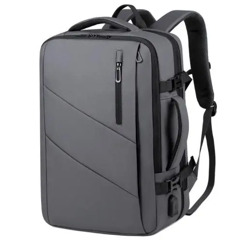 Wholesale High Quality Large Capacity Men's Laptop Backpack Trendy Travel Bag College Students Solid Color Business Computer Bag