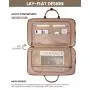 LOVEVOOK lay-flat Design Duffle Bag for Travel Business Carry on Overnight Weekend Gym Bag with Shoes Pouch Travel Bags for Men