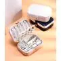 ZF158 Jewelry Case Single Layer Necklace Earrings Ring Box Portable Household Storage Anti-oxidation Waterproof PU