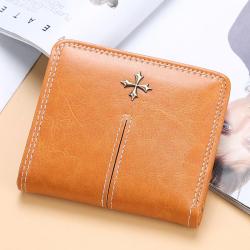 OEM058 Short Women Wallets Money Bag Coin Pocket New Korean Card Holder Ladies Clutch Purse Retro ID Card Case Gift Card Bag