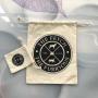Custom Logo Muslin Cotton Drawstring Packaging Bag Natural Gift Packaging Pouch