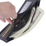 HR005 Man PU Leather Imprinted Solid Color Wallet Business Leisure Dual Color Card Bag New Fashion ID & Credit Card Holders