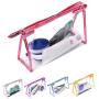 KBW390 Hot Selling PVC Bags Transparent Plastic Handbag Plus Printing Fashion Zip Bag EVA Cosmetic Bag Can Be Printed Logo