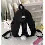 ZWY204 New Cute Rabbit Girl Pendant Shoulder Bag Polyester Lightweight Outdoor Travel Backpack Hot Sale Kids Student Backpack