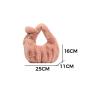 New Arrival Designer  bolsos de mujer plush bag furry bag bags for girls