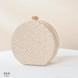High Sense Fashion New 2022 Dinner Bag Women's One Shoulder Messenger Portable Chain Bag Acrylic Personalized Round Bag