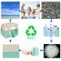 Rpet Green Kids Lunch Box Pouch Insulated Soft Bento School Bag Mini Thermal Child Lunch Cooler Bag With Handle