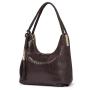 Realer wholesale PU leather OEM custom artificial Leather bags ladies hobo shoulder tote bags for women purse and handbags